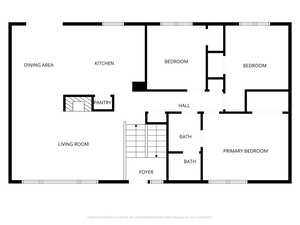 View of floor plan / room layout