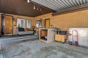 Covered Patio & Front door