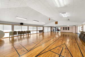 View of basketball court