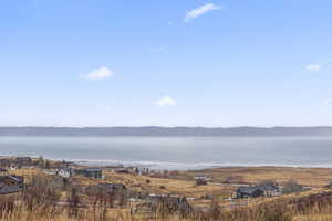 Water view with mountains