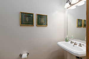 Bathroom featuring a sink