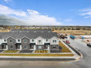 View from above of property