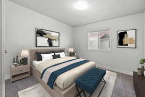 Bedroom #2 Virtually Staged