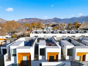 View of community featuring a residential view and a mountain view