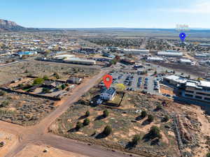 Aerial overview of property's location