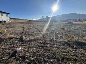 View of mountain background