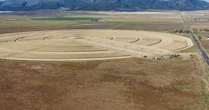 View of rural area with mountains