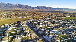 View of property location with nearby suburban area and a mountain backdrop