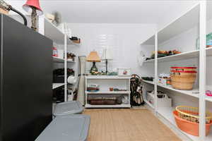 View of storage area