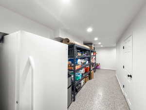 Finished Storage with Epoxy Floor