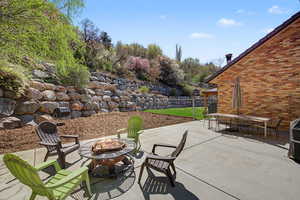 East Side Patio  or  RV Parking