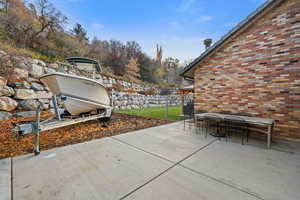 RV Parking & Garden Area tilled for Boat Storage