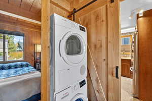 Stackable washer and dryer