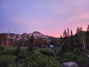 Sunset behind Milly Bowl