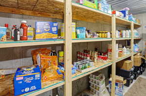 View of storage area