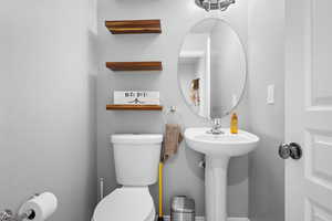 Bathroom with toilet