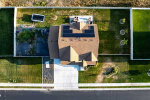 Aerial view of property and surrounding area