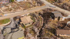 Aerial view of property's location