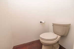 Half bath with toilet