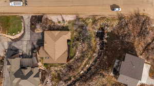 Aerial view of property's location