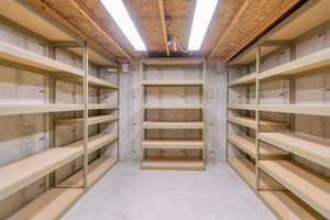 View of cold storage area