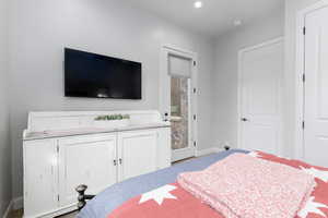 Bedroom 2 with outside entrance