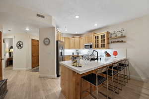 Newer countertops, fixtures, flooring