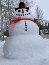 Park City's Best Condo. Park City's record snowman.