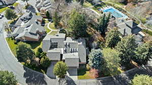 Aerial view of property's location