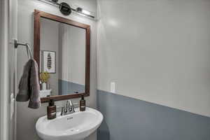 Bathroom with a sink