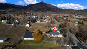 View of property location featuring mountains