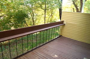 View of deck
