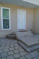 View of exterior entry