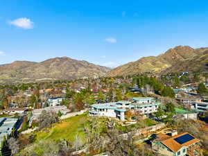 View of mountain background