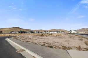 Mountain view with nearby suburban area