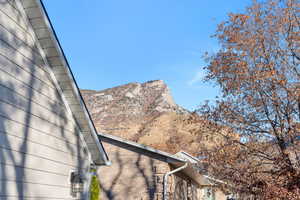 View of mountain background