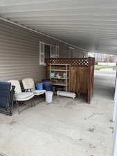 Additional patio space