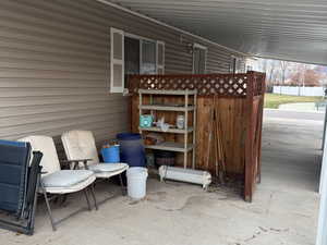 Additional private patio space to enjoy the outdoors.