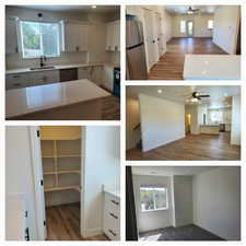 View of marketing collateral with multiple images