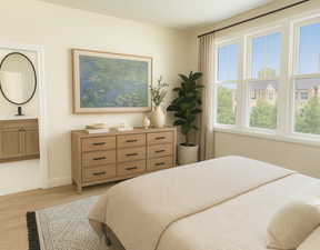 Owner's Retreat. "Virtual model home" of same floor plan; NOT actual home.