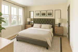 Owner's Retreat. "Virtual model home" of same floor plan; NOT actual home.