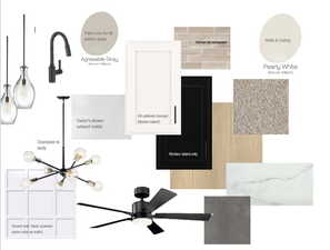 Interior finishes selected by professional designer for actual home