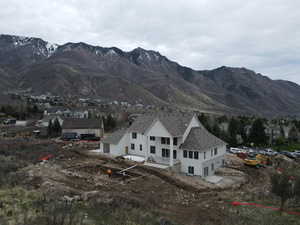 View of mountain background