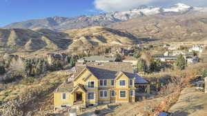 View of mountain background