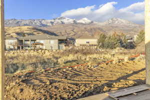 View of mountain background