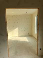 View of spare room