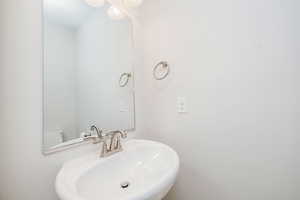 Bathroom featuring a sink