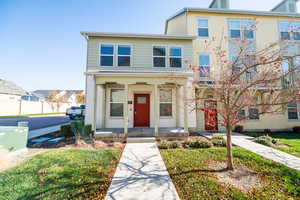 View of front of home with covered porch