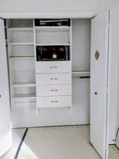 View of closet