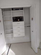 View of closet